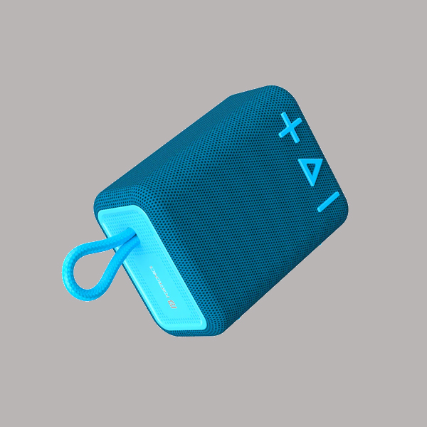 Portronics Breeze 4 Portable 5W Speaker with Mic, 8Hrs Playback (Blue)