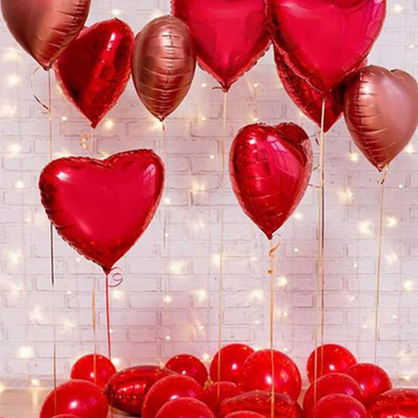 Heart-Shaped Foil Balloons for Your Cherished Ones