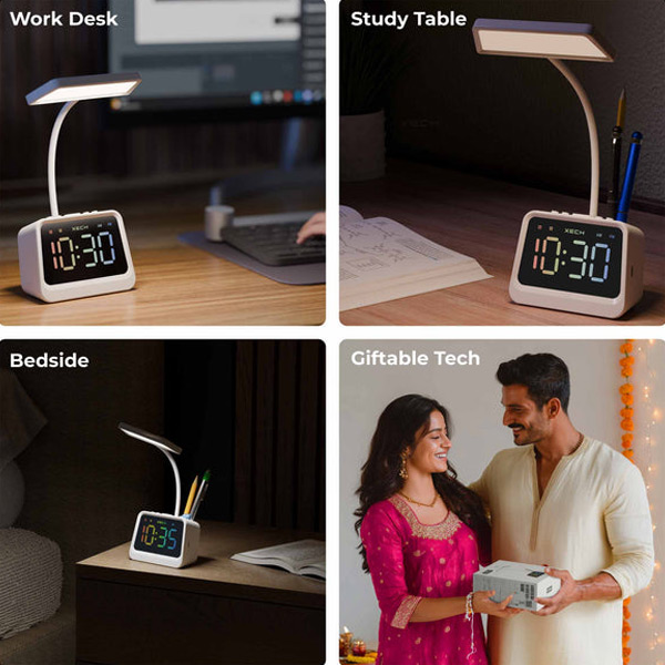 XECH Prism Digital Clock with Lamp-6