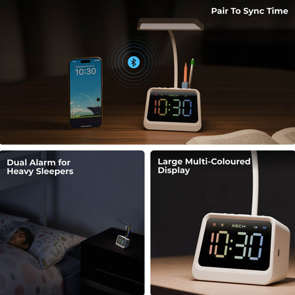 XECH Prism Digital Clock with Lamp-2