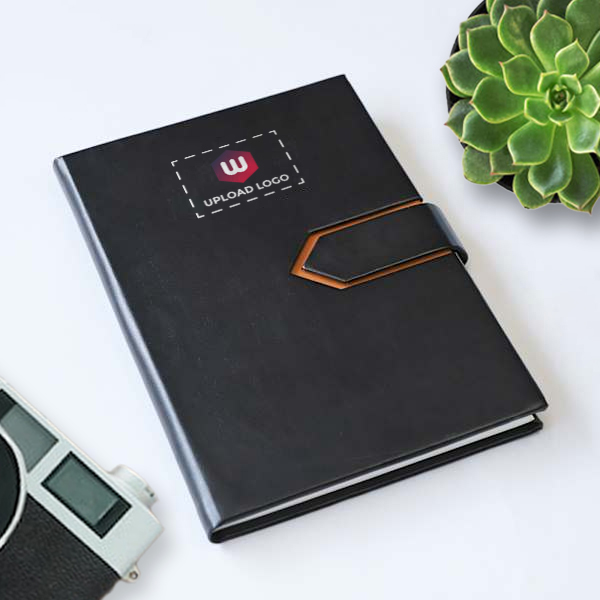 Uber Stylish PU Cover Diary - Customized with Logo-4