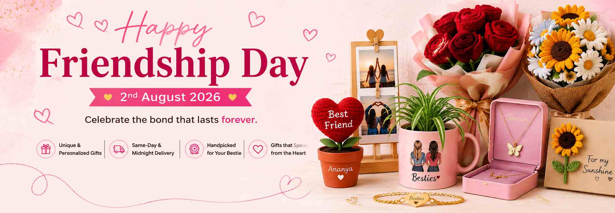 Friendship Day Gifts & Surprise Ideas 2026