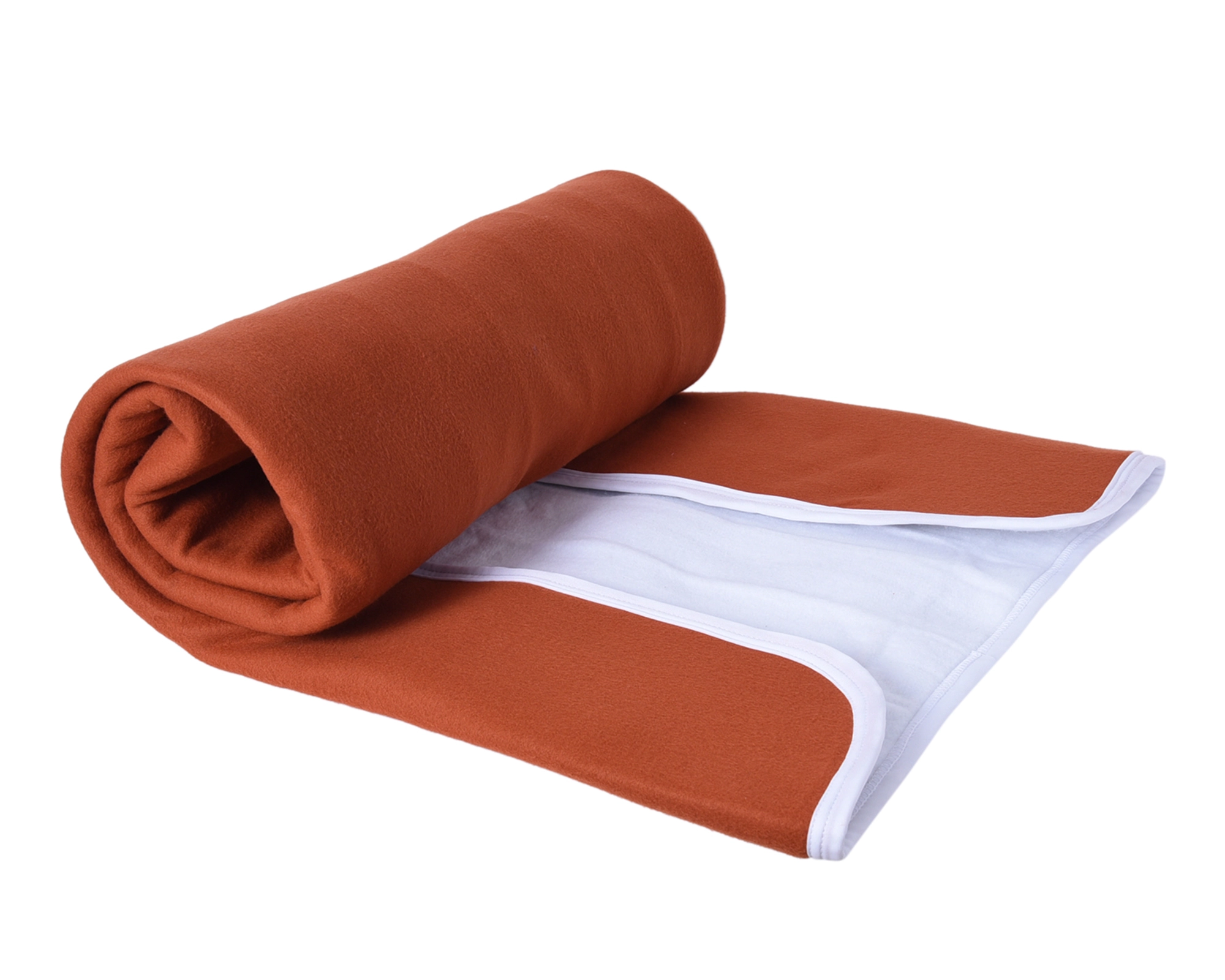 Expressions Polar Electric Bed Warmer - Electric Under Blanket - Single Bed Size (150cms x 80cms) - Rust-1