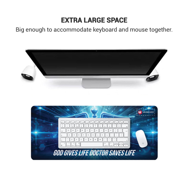 Doctor Saves Life Keyboard Pad with Custom Logo-2