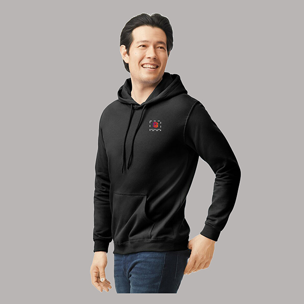 Gildan Heavy Blend Adult Hooded Sweatshirt Black-1