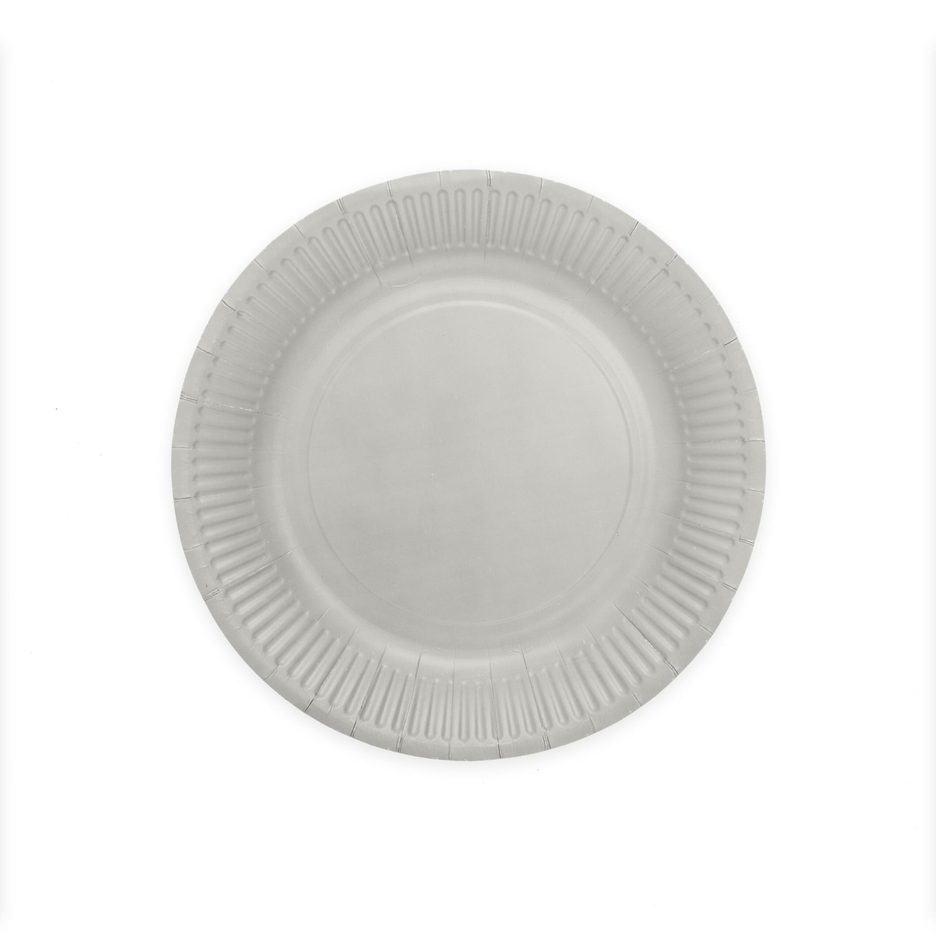 Premium Silver Paper Plates 9 Inches - 8 Pc