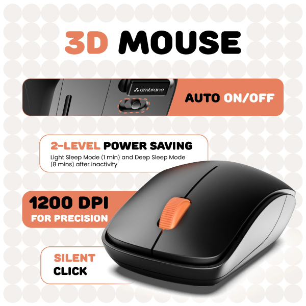 Ambrane KeyPop Keyboard & Mouse-6