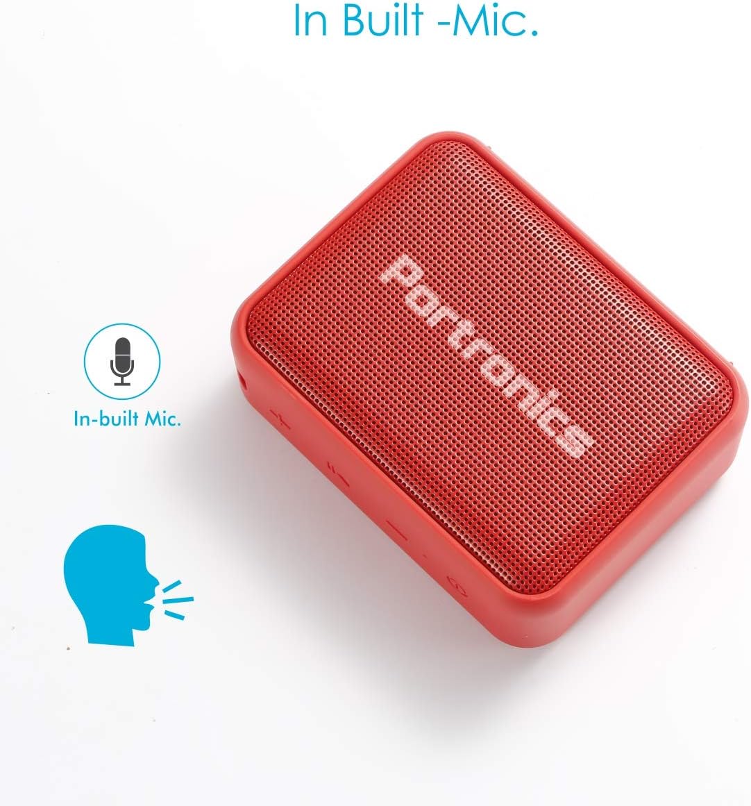 Portronics Dynamo  Portable Bluetooth Speaker (RED)-2