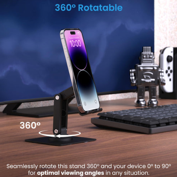 Ambrane 360° Rotation, Foldable Design Mobile Stand-6