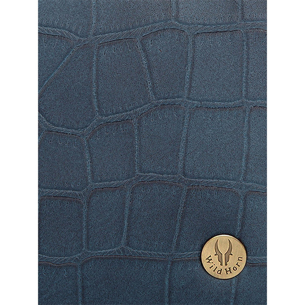 WILDHORN SEYMOUR Leather Wallet & Belt – Premium Gift for Men (Blue Crunch)-5