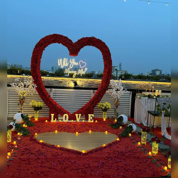 Marry Me Dream Proposal Setup