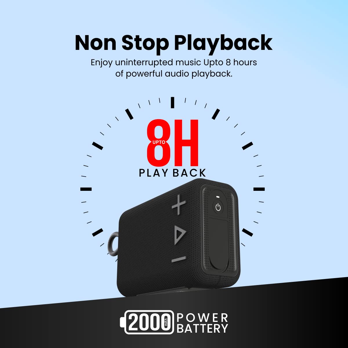 Portronics Breeze 4 Portable 5W Speaker with Mic, 8Hrs Playback (Black)-4