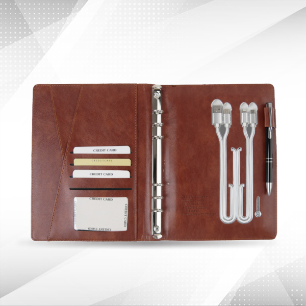 Garnet Power Bank Folder (Brown)-1