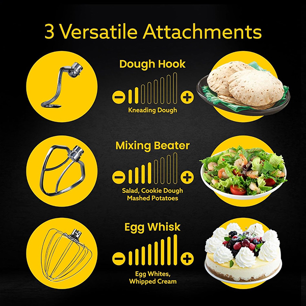 AGARO Royal Stand Mixer - 1000W-1