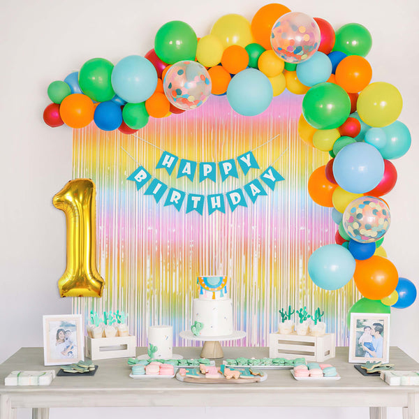 Bright and Cheerful Décor for Your Little One's Birthday Party