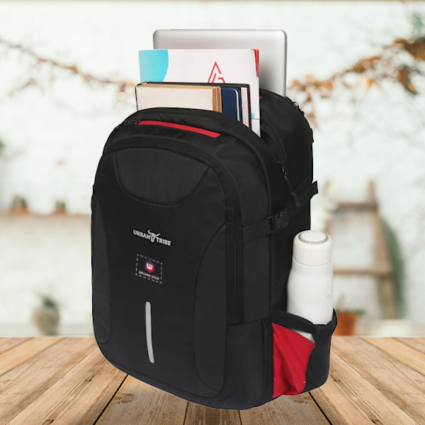Urban Tribe Commuter Backpack - Black - Customized-1