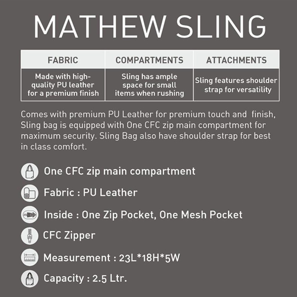 Jack & Jones Mathew Sling Bag with Custom Logo - Black-2