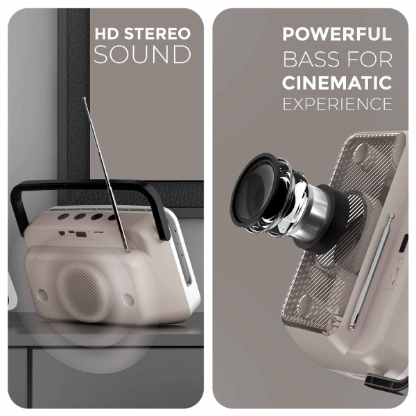 XECH Tellivibe Max - Bluetooth Speaker with Phone Holder 5W Mini TV-3