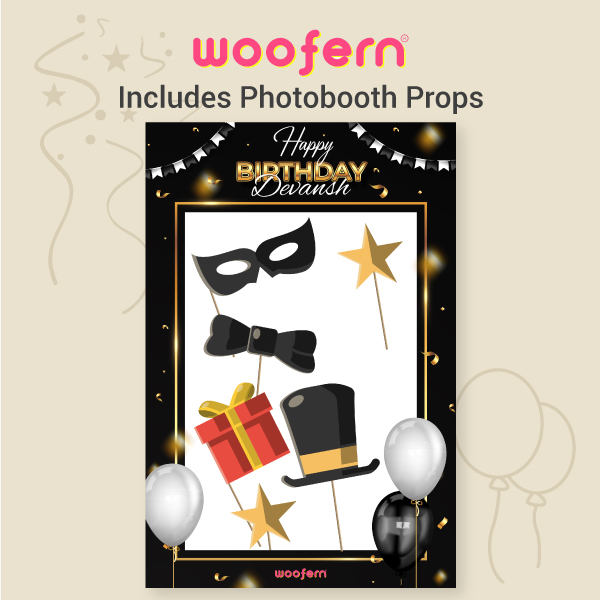 Personalized Name Photo Booth Frame - Size - 2x3 ft-3