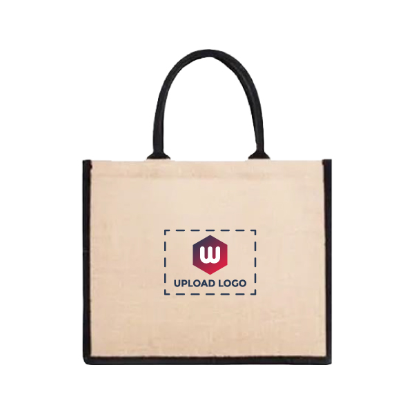 JUTELINE Jute Bag | Full Size  and Large Handles | Size - 30*30*15 cm-0