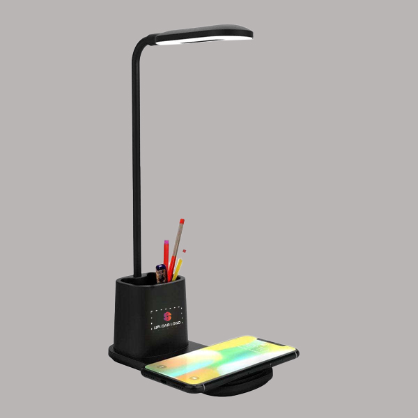 Portronics Brillo 2 Lamp with Wireless Charging, Pen Holder-0