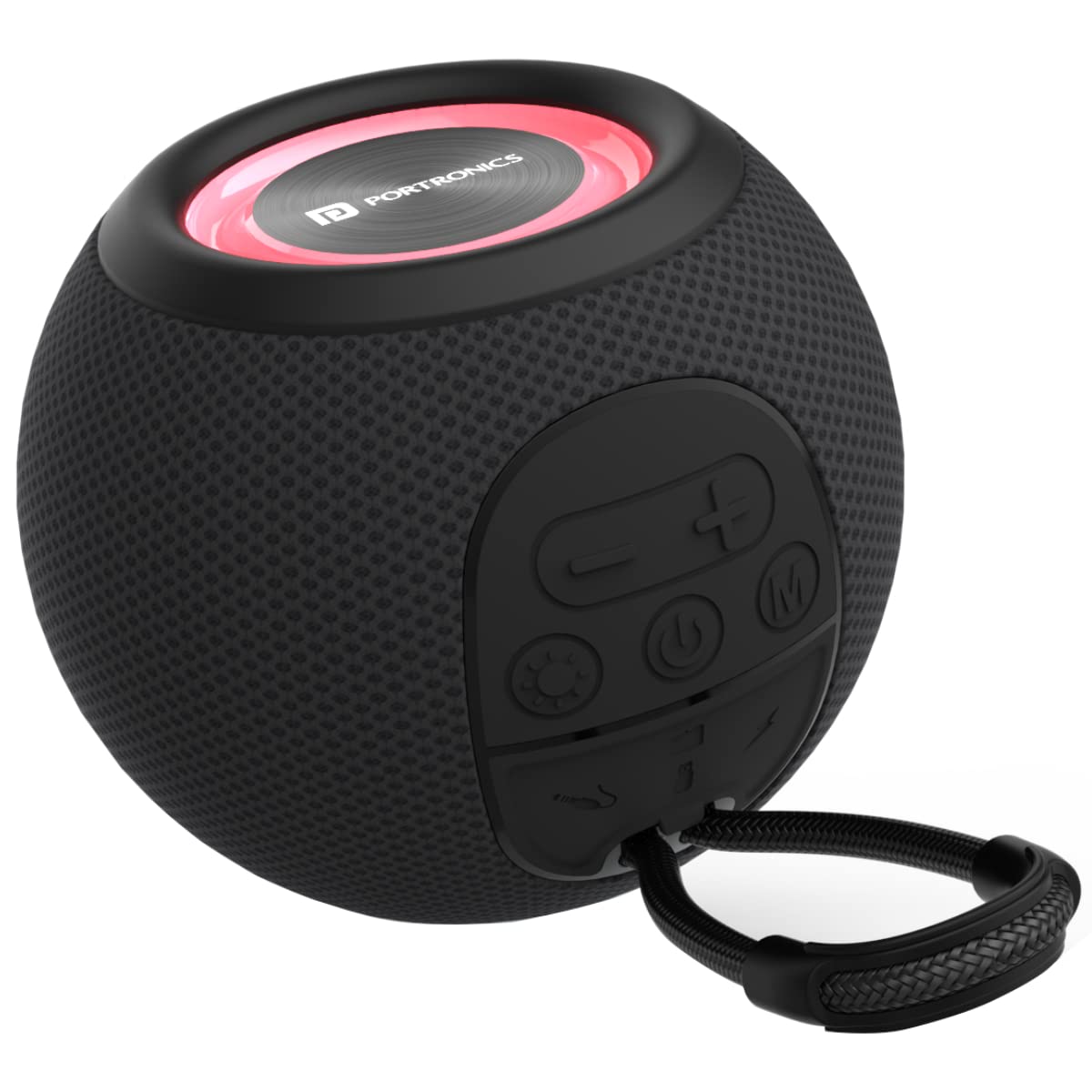 Portronics Resound 5W Bluetooth 5.3 Speaker with FM Radio (Black)-0