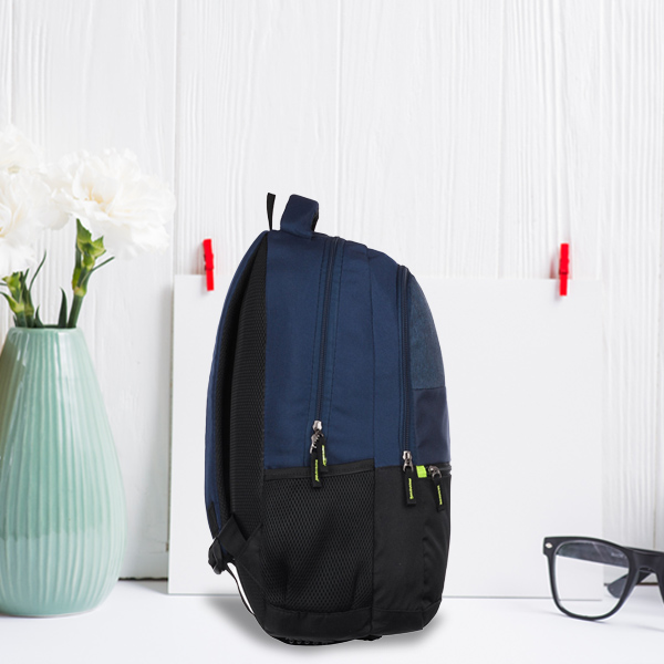 Safari Twin Backpack (Navy Blue)-4