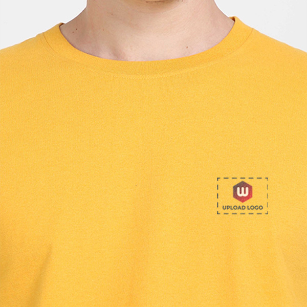 Caslay Crew Neck T-Shirt (Mustard)-5