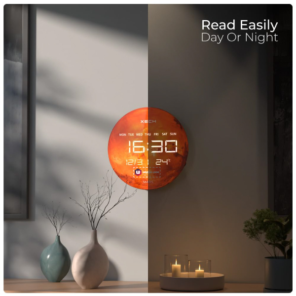 XECH Solaris Plus Mars Clock-2