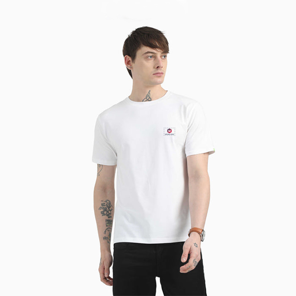 Caslay Organic Crew Neck T-Shirt (White)