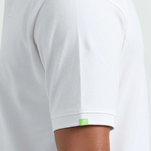 Caslay Organic Polo T-Shirt (White)-4