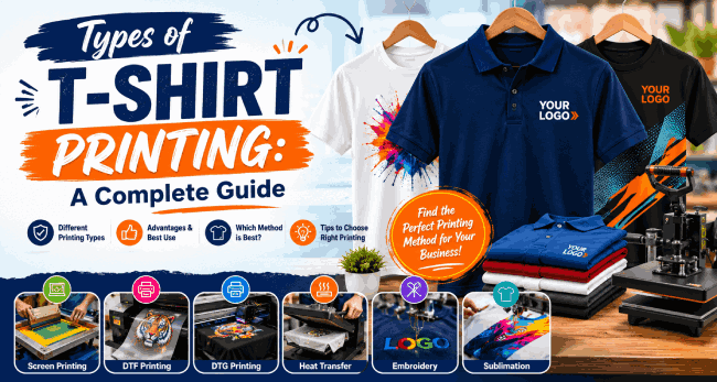 Types of T-Shirt Printing: A Complete Guide