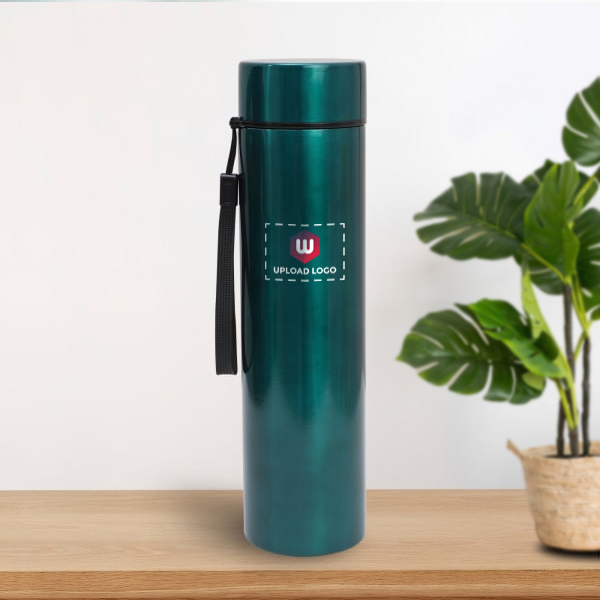 Stainless Steel Bottle (Green) - Custom with Logo-0
