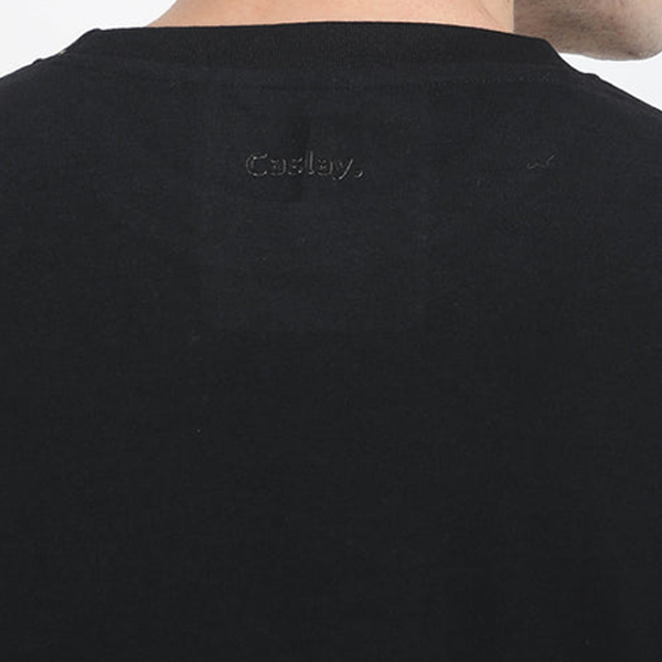 Caslay Crew Neck T-Shirt (Black)-6