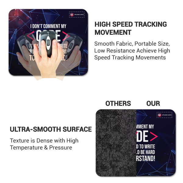 Coder Mouse Pad with Customized Logo-3