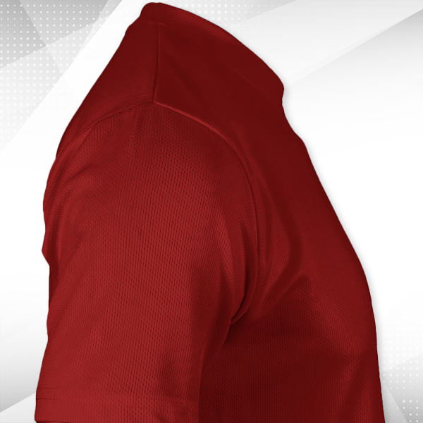 ACTI-RUNN Premium Men's Polyester T-Shirt (Maroon)– Custom Logo-1