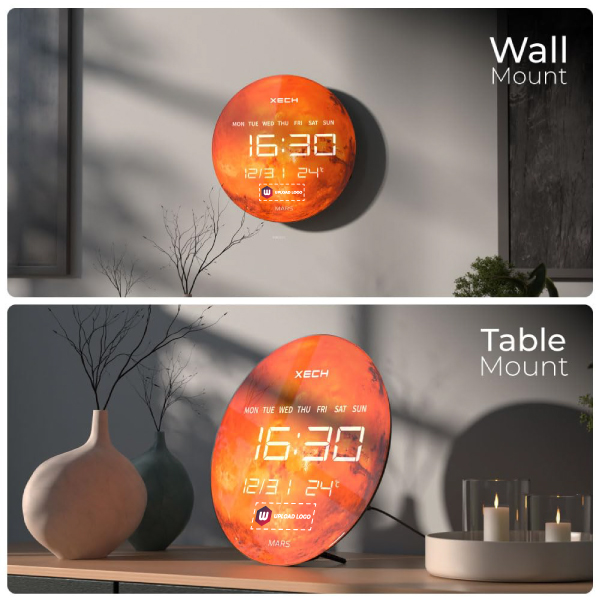 XECH Solaris Plus Mars Clock-1