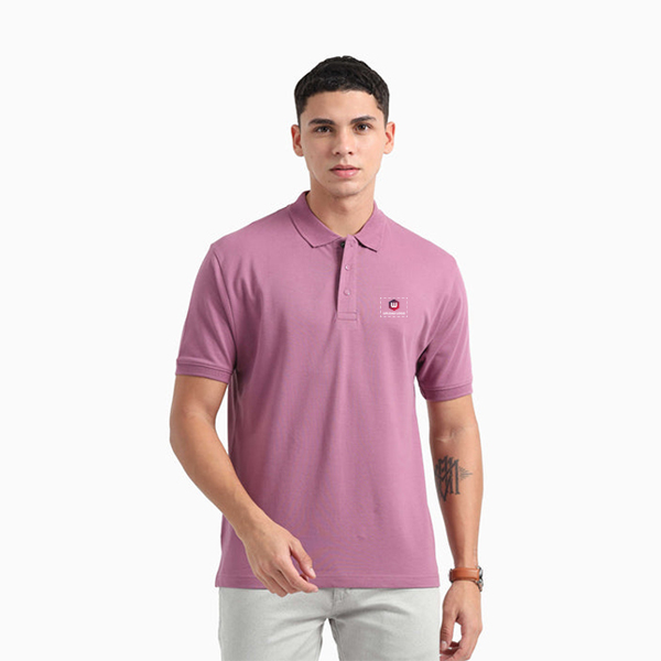 Caslay Organic Polo T-Shirt (Purple)