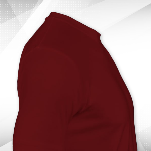 Skinta Fit Half Sleeve Round Neck T-Shirt for Men (Maroon) - Custom Logo-1