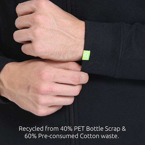 Caslay High Neck Jacket with Custom Logo (Black)-1