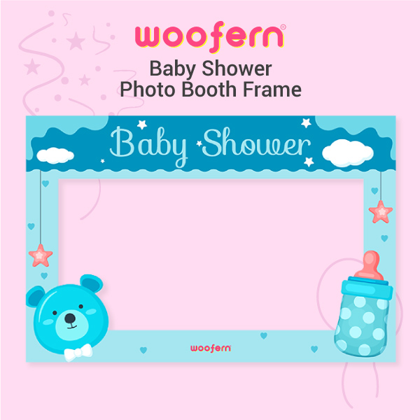 Elegant Baby Shower Photo Booth Frame