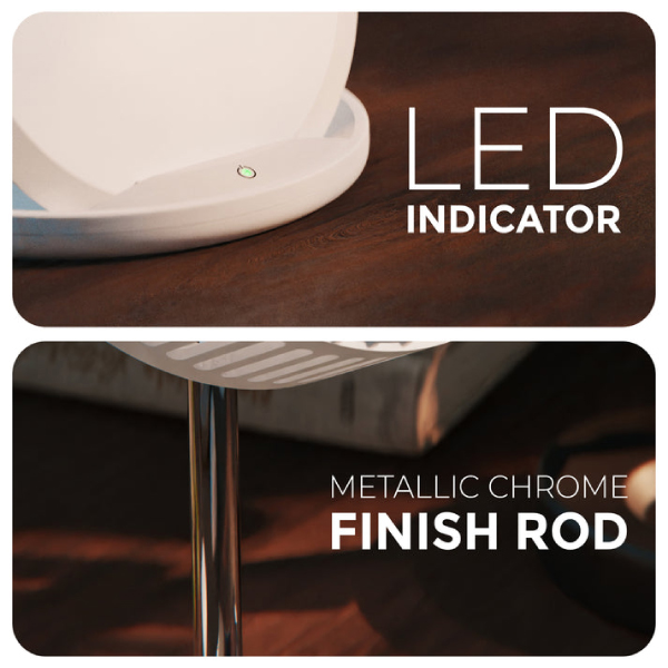 XECH Aerocharge - Table fan with fast 15W wireless charger-2