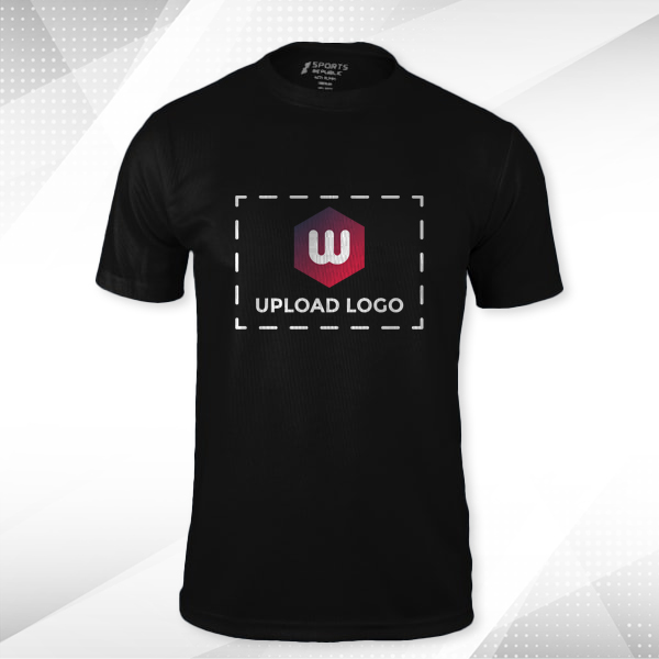 ACTI-RUNN Premium Men's Polyester T-Shirt (Black)– Custom Logo