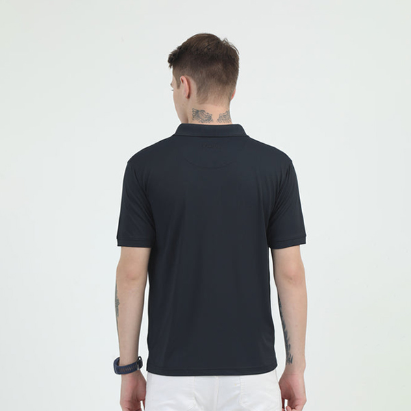 Caslay Quick Dry Polo T-Shirt (Elephant Grey)-5