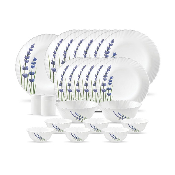 La Opala Novo Collection, Opal Glass Dinner Set 23 pcs-0