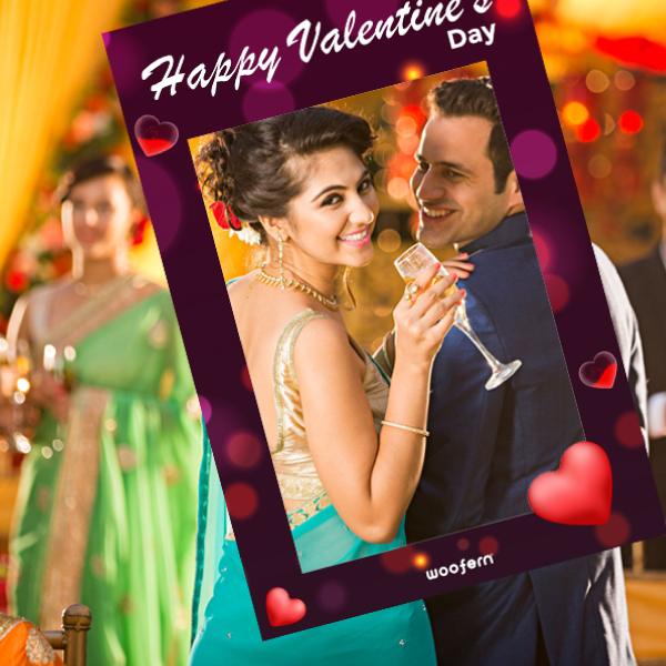 Heartfelt Valentine Photo Booth Frame-0