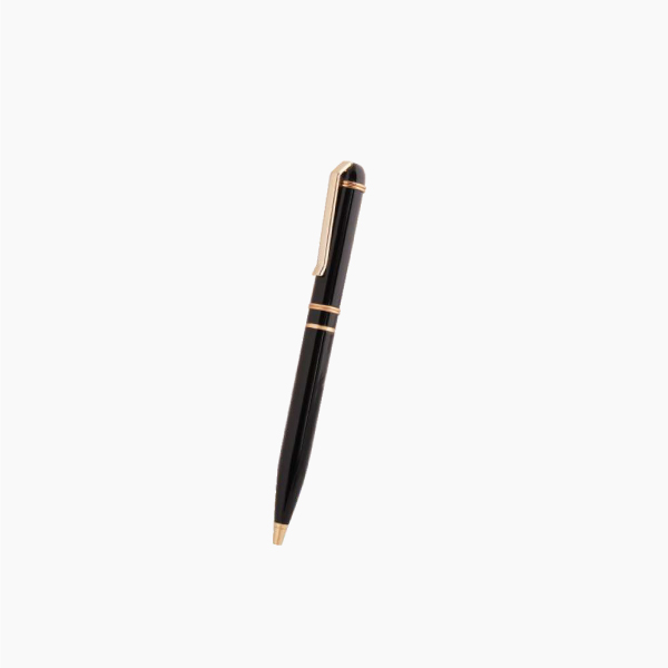 Personalized 2-in-1 Premium Gift Set, Metal Pen & Card Holder (Shiny Black)-2