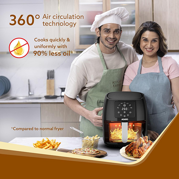 AGARO Sapphire Digital Air Fryer For Home - 4.5L-2
