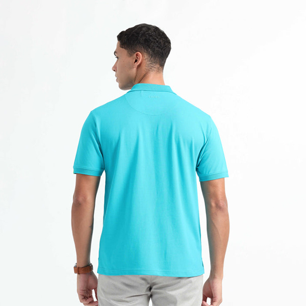 Caslay Organic Polo T-Shirt (Teal)-3