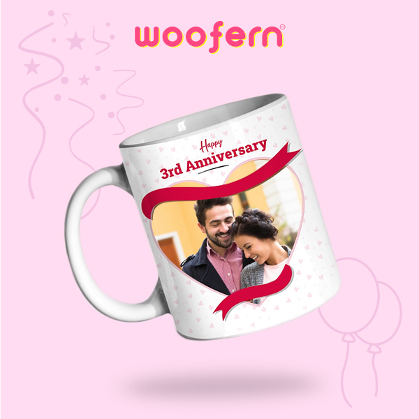 Happy 3rd Marriage Anniversary Mug-2